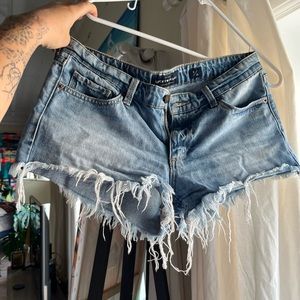 denim jean shorts